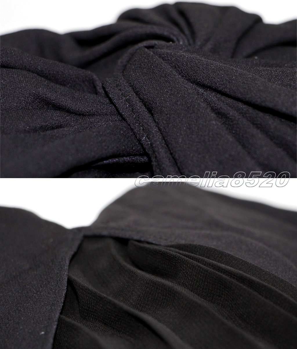人気特価セルフポートレイト Self-Portrait ワンピース ツイストフロント ブラック US4 UK8 サイズ M 未使用品 Twist Front Maxi Dress Mサイズ