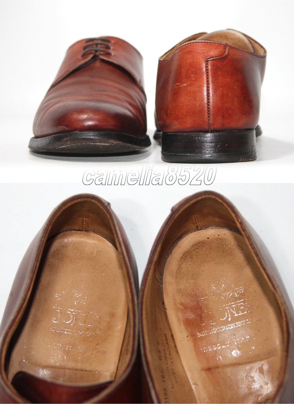 GINGER掲載商品】 レースアップ プレーントゥ 16B 6143 CROCKETT&JONES